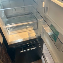 【2024年製 ほぼ新品✨】e angle 冷蔵庫 2ドア 170L ブラックの画像