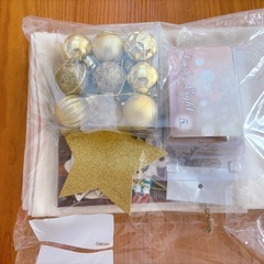 クリスマス大判LED付きタペストリーの画像