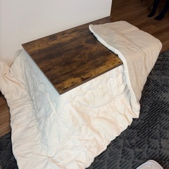 ニトリ  こたつテーブル リビング こたつ掛け布団 セットの画像