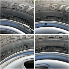 ハイエース スタッドレスタイヤ ホイール付き 2019年末製造の画像