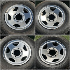 ハイエース スタッドレスタイヤ ホイール付き 2019年末製造の画像