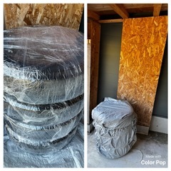 トヨタ ハイエースワゴン 純正15インチホイール＆タイヤ 4本セットの画像