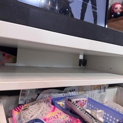 IKEAテレビボード ローボード ホワイトの画像