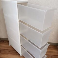 収納ケース 4段 無料☆★差し上げますの画像