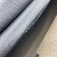 リユースのサカイ東金店 NITORI 本革ソファー TJ16546の画像