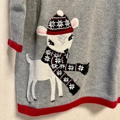 GYMBOREE 子鹿 長袖ワンピース 4Tの画像