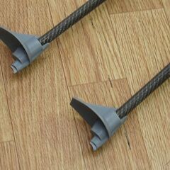 151cm SWIX クロスカントリー用 ポール STARLIT 330g 手持ち部分改造あり ブラウン系 スウィックス スターライト クロカン 札幌市 清田区 平岡の画像