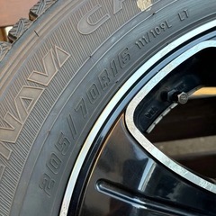 ハイエース他　ホイール付きスタッドレスタイヤ　MTS 16インチ　の画像