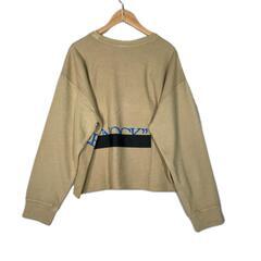 MOUSSY マウジー スウェット コットン ベージュ レディース F【古着】【中古】の画像