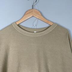 MOUSSY マウジー スウェット コットン ベージュ レディース F【古着】【中古】の画像