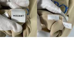 MOUSSY マウジー スウェット コットン ベージュ レディース F【古着】【中古】の画像