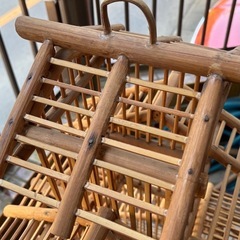 木製鳥籠の画像