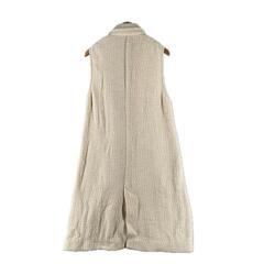 ZARA ザラ ステンカラーコート コットン ホワイト レディース EUR XS【古着】【中古】の画像