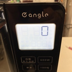 O 2512-213 e-angle2022年製　エディオン電子レンジ　　ANG-MO-B5 通電確認済み　キズ汚れ有りの画像