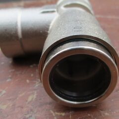 ☆ 日立金属 HITACHI プッシュインパクト継手接続要領15U 15A×20A×20A WO LPガス用◆ひょうたん印の画像