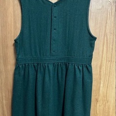 SM2 サマンサモスモス リネン グリーン　ノースリーブ ワンピースの画像
