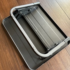 エレコム(ELECOM) フットレスト スチール製 無段階調整 ブラック PCA-FR01BKの画像