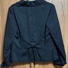 黒　テーラードジャケット　サマージャケット　夏用　Lの画像