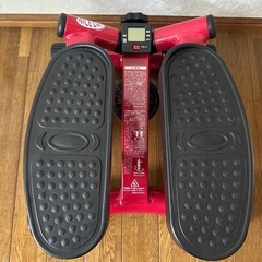 健康ステッパー ナイスデイカウンター 専用ハンドル 専用マット付 NICEDAY ショップジャパン ND-1R レッドの画像