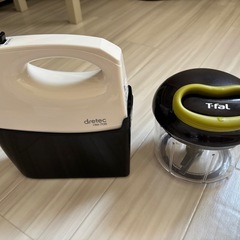 ハンドミキサー、フードチョッパー　2点の画像