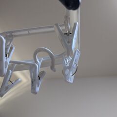 【0円】ニトリ 干し分け角ハンガー 40ピンチの画像