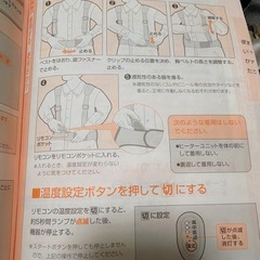 【ジャンク】National 暖房ベスト「ほっとベスト」NQ-HV30/L-Sの画像