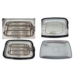 25R529 ジ5 IRISOHYAMA アイリスオーヤマ 網焼き風ホットプレート APA-136 中古品の画像