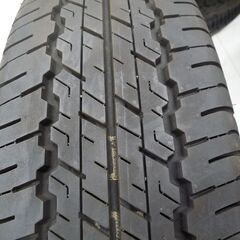 ジムニー等に タイヤ5本セット ダンロップ グラントレック AT20 195/80R15 2024年製 中古 DUNLOP GRANDTREK 苫小牧西店の画像