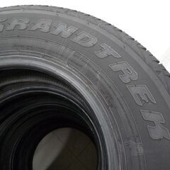 ジムニー等に タイヤ5本セット ダンロップ グラントレック AT20 195/80R15 2024年製 中古 DUNLOP GRANDTREK 苫小牧西店の画像