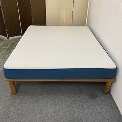 コアラマットレス koala スリープ　クイーン オリジナル(青)　マットレスのみ ベッドフレームなし 低反発 定価10万　中古の画像