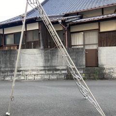 脚立　アルミ園芸用三脚　の画像