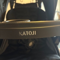 KATOJI 二人乗りベビーカー　カトージ　2人でゴーDX 
レインカバー付きの画像