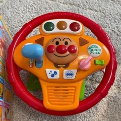 【ほぼ未使用】アンパンマン／ミュージックでGO！のりのりドライブハンドルの画像