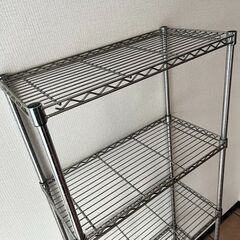 スチールラック　4段　①　キャスター付きの画像