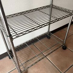 スチールラック　4段　①　キャスター付きの画像