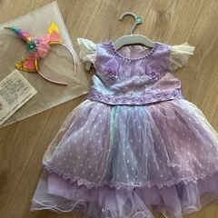 ハロウィン　コスプレ　ユニコーン　ドレス　子供の画像