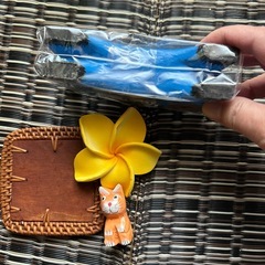 バリ猫カレンダー、プルメリア、バリ猫、コースターセット①の画像