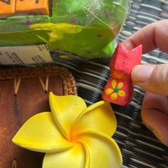 バリ猫カレンダー、プルメリア、バリ猫、コースターセット②の画像