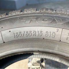 ４本🛞新品165/65-R15🛞スノースタトッドレスタイヤ🛞早い者勝ちの画像