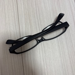 伊達メガネ　黒縁　度なしの画像