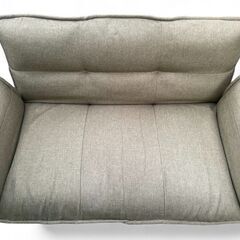 美品 2人掛け ソファ ローソファーにもなる脚取り外し可能の画像