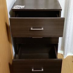 [12/15まで]  衣装棚  タンス 茶色の画像