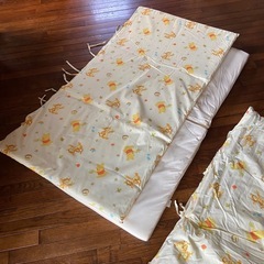 ベビー寝具セット　お昼寝布団　プーさんの画像