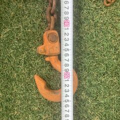 【売切御免！】752 鳥取県発 東亜機械製作所 チェーンブロック 耐荷重1ｔ リフト2.5ｍ 動作確認 広島 岡山 島根 兵庫 あぐり家鳥取中央店の画像