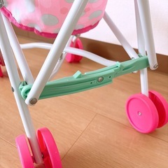 ミニーちゃん お人形用ベビーカーの画像