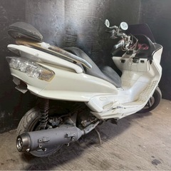 ★支払い総額4.4万円★関東圏内即日配送可能！ヤマハ マジェスティC250 SG03J 社外ハンドル！LEDテール！アルミステップボード！の画像