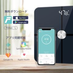 Gifort スマート体組成計 6kg - 180kg アプリでスマホ連携可の画像