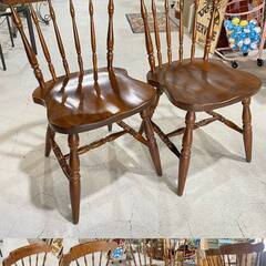 I8★飛騨産業★キツツキシリーズ ダイニングセット 4人用 ラウンドテーブル ウィンザーチェア ラウンド 丸 円形 の画像