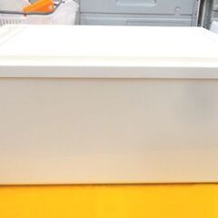 クローゼットケース 浅型 高さ23㎝ 奥行53㎝ プラケース 衣類収納 ホワイト 西岡店の画像