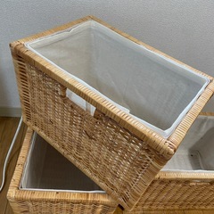 収納カゴ（3個セット）の画像